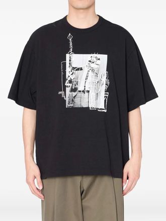 Kolor T-shirt con grafica - Nero