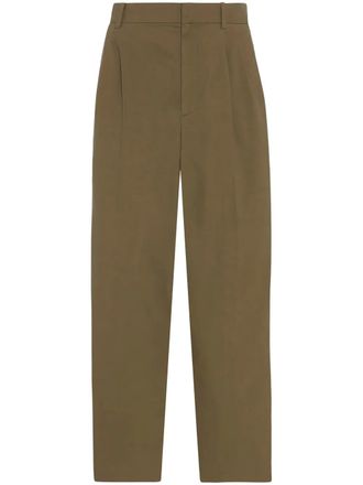 The Row Lilas trousers - women - Cotton - 0 - Green
