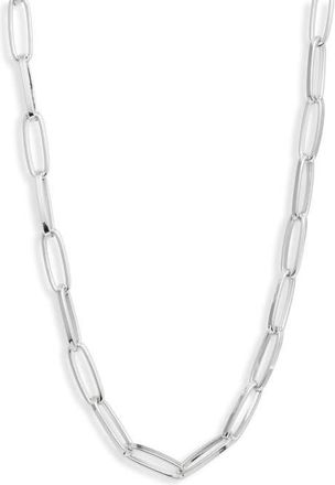 Nordstrom Paperclip Chain Necklace in Silver at Nordstrom