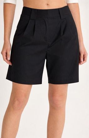 Crescent Tailored Trouser Shorts in Black at Nordstrom, Size X-Small Short