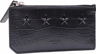 Jimmy Choo London Leather Card Case (Pre-Owned)