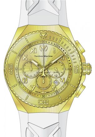 Technomarine TM-225006 Mens Manta Watch - Gold - One Size