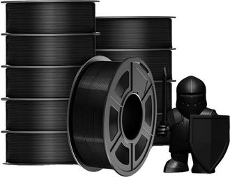 OEM Filamento Para Impresora 3d, Abs Blanco 10 Kg, Petg Negro 11 Kg