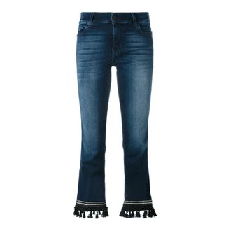 7 For All Mankind Jeans Bootcut Cropped - Jeans - Mujer - Azul - W25
