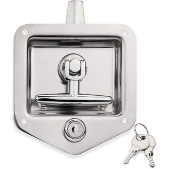 OEM Pestillo Para Caja De Herramientas - Pestillo Para Caja De Herramientas De Acero Inoxidable Con Manija En T Para Veh&iacute;culos Recreativos, Remolques Y Ca