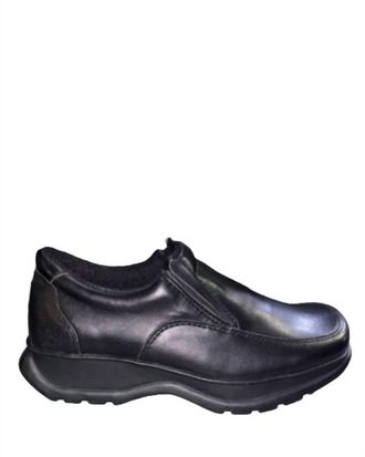 GBX Mens Leather Casual Comfort Shoes In Black