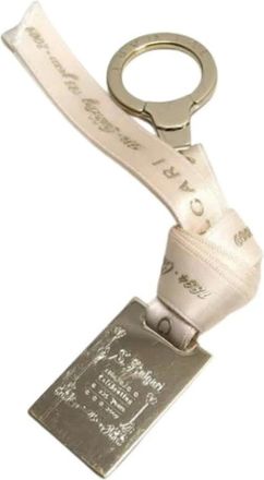 Bulgari Pre-owned Accessories, female, Beige, Size: ONE SIZE Pre-owned Keyring