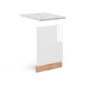 Vicco Panel Frontal R-line, Blanco Alto Brillo, 45 Cm, Et M&aacute;rmol