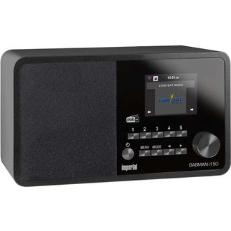 Imperial Dabman I150 Radio H&iacute;brida Compacta Para Internet / Dab+ / Fm Negro