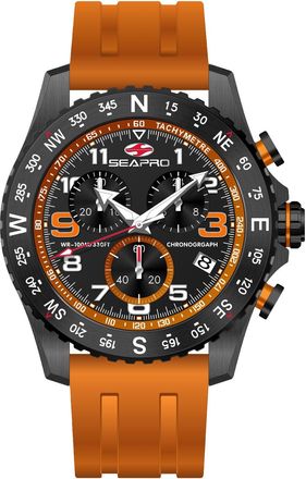 Seapro Mens Gallantry Black Dial Watch