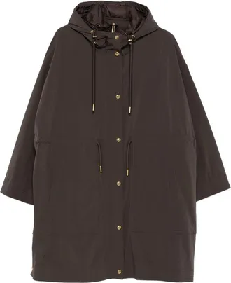 Moncler Drawstring-waist Hooded Coat