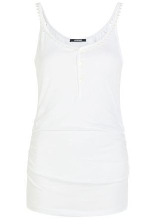 Jacquemus La Debardeur Clavela Cotton top - White - S (UK8-10 / S)