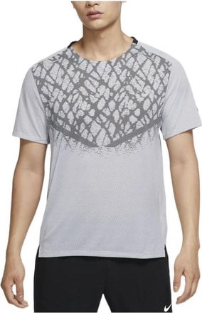 Nike Dri-FIT ADV Run Division Techknit Reflective Design Running Short Sleeve Gray DQ4779-014