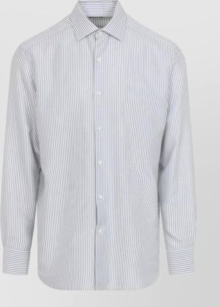 Ermenegildo Zegna striped shirt button down collar long sleeves