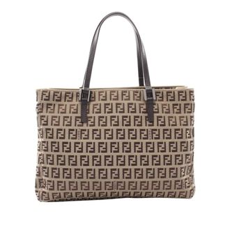 Fendi Pre-owned Fendi Small Zucchino Canvas Tote Ladies M65YYQQ2G8ZLLR7B