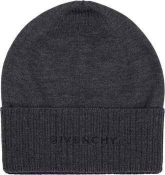 Givenchy Heren, Accessoires, Grijs, Maat: ONE Size Wol