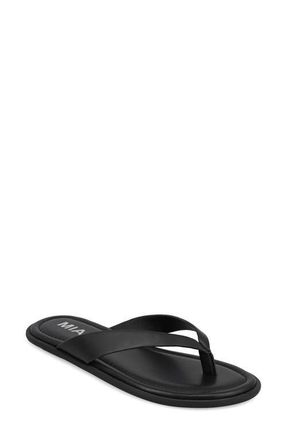 Mia Sydni Flip Flop in Black at Nordstrom, Size 8.5