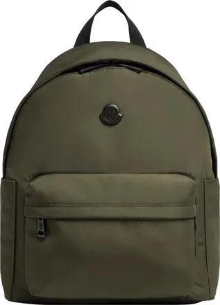 Moncler Moncler New Pierrick Metal Logo Backpack, Men, Green, Size: One Size