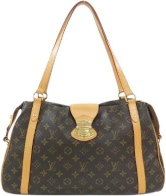 Louis Vuitton Pre-owned Shoulder Bags, female, Brown, Size: ONE SIZE Pre-owned Vintage Canvas Shoulder Bag