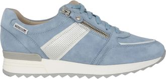 Mephisto Blauwe Su&egrave;de Damessneaker - Dames - Sneakers - Blauw - 37 1/2 EU - Su&egrave;de - Schoenen