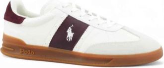 Ralph Lauren Hrt Aera PP Sneakers - Heren - Sneakers - Wit - 43 EU - Leer - Schoenen