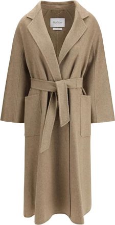 Max Mara Ludmilla belted coat - women - Cashmere - 40 - Neutrals