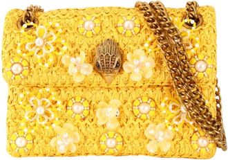 Kurt Geiger Shoulder Bags, female, Yellow, Size: ONE SIZE Seraing Handtas