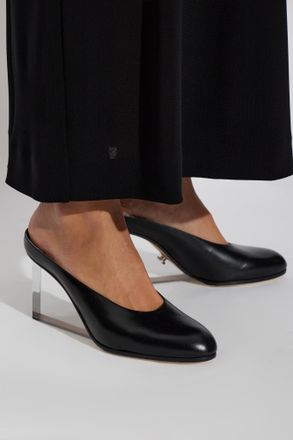 Maison Margiela Wedge Mules, Womens, Black