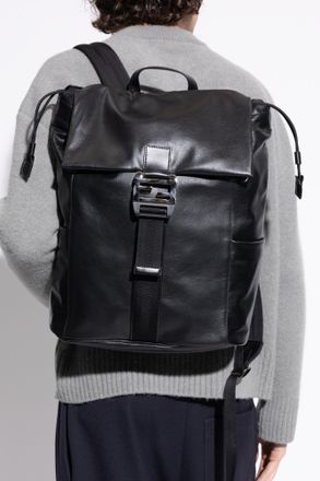 Fendi Flux Backpack, Mens, Black