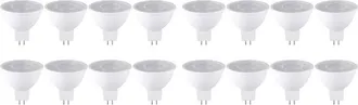 OEM 16 Bombillas Led Mr16 De 7 W Con Base Gu5.3, 6000 K, 520 L&uacute;menes, Luz Blanca Para L&aacute;mparas De Techo, Iluminaci&oacute;n De Riel Y Uso Dom&eacute;stico