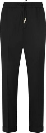 Philipp Plein Wool Gigolo Fit Broeken - Heren - Slim Fit Broeken - Zwart - 3XL - Wol - Broeken