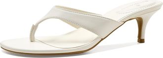 Bandolino Ammer Womens Dress Sandals White : 5.5 M, Faux Leather