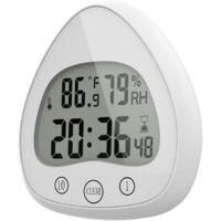 OEM Reloj De Pared Digital Para Ba&ntilde;o, Ducha, Silencioso, Con Temporizador Para Cocina, S&uacute;per Resistente Al Agua Y Al Polvo, Con Gancho De Ventosa, Indicad
