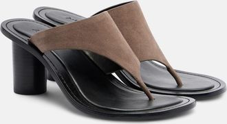 A.Emery Hardie suede thong sandals