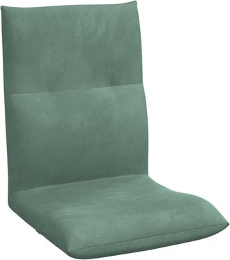 vidaXL Sill&oacute;n Ajustable Verde Mar Terciopelo Vidaxl
