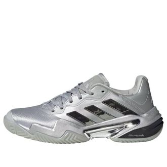 adidas (WMNS) adidas Barricade 13 Silver Metallic Dash Grey JR4223