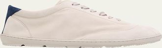 Brunello Cucinelli Mens Suede T-Toe Low-Top Sneakers