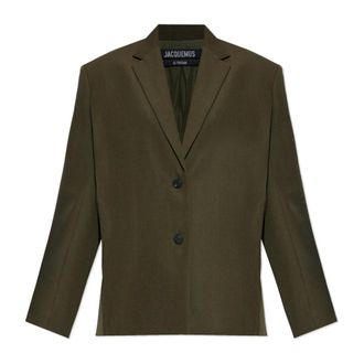 Jacquemus Blazers, female, Green, Size: XS Double Vent Blazer