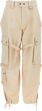 Isabel Marant Cargo Pants With Pockets And Buckles