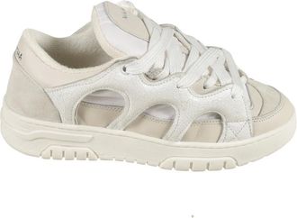 Santha Santha, Heren, Schoenen, Wit, Maat: 37 EU Leer