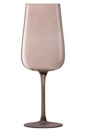 LSA Arc Contrast Set of 4 Flute Glasses in Earth at Nordstrom