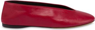 Moschino Leren ballerinas - Rood