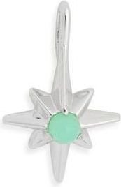 Nadri Birthstone Charm Pendant Necklace in Rhodium/green at Nordstrom Rack