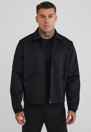 Siksilk Mens Black Taped Track Top XXL