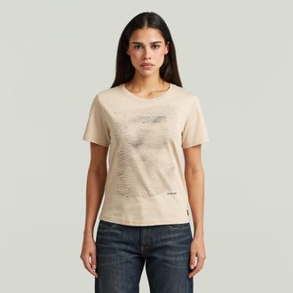 G-Star Graphic T-shirt - Roze - Dames