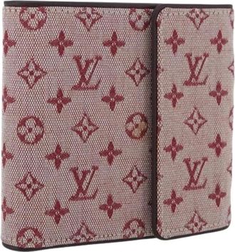 Louis Vuitton Pre-owned Wallets, female, Red, Size: ONE SIZE Pre-owned Vintage Monogram Mini Canvas Wallet