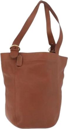 Coach Pre-owned Tote Bag - Dames - Vintage Schoudertas - Bruin - ONE Size - Leer - Vintage