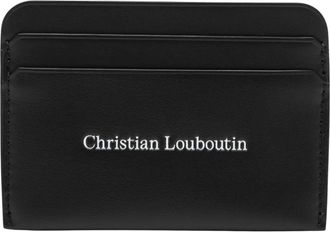 Christian Louboutin Canopy Card Holder - Heren - Portefeuilles - Zwart - ONE Size - Leer - Accessoires