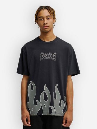 DC Burning Diamonds T-Shirt schwarz