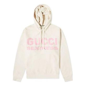 Gucci Mens Gucci Sexiness Alphabet Printing Autumn Creamy White 569828-XJCK2-9221